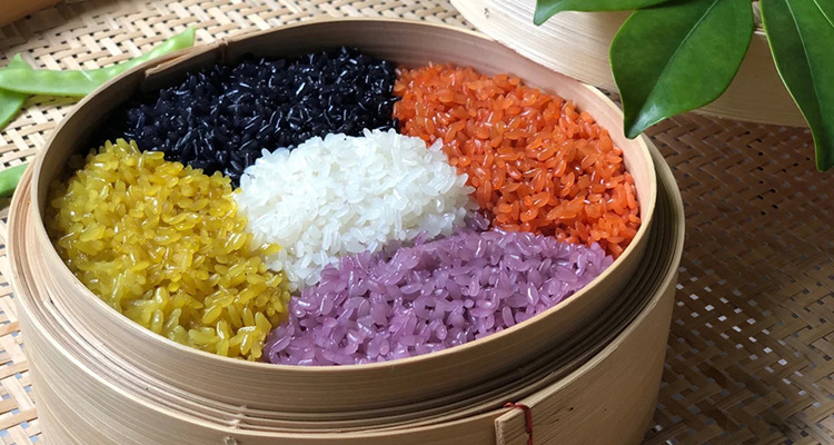 Five-Color Glutinous Rice