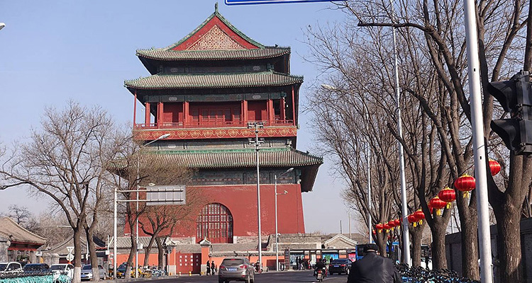 Beijing Drum Tower Street