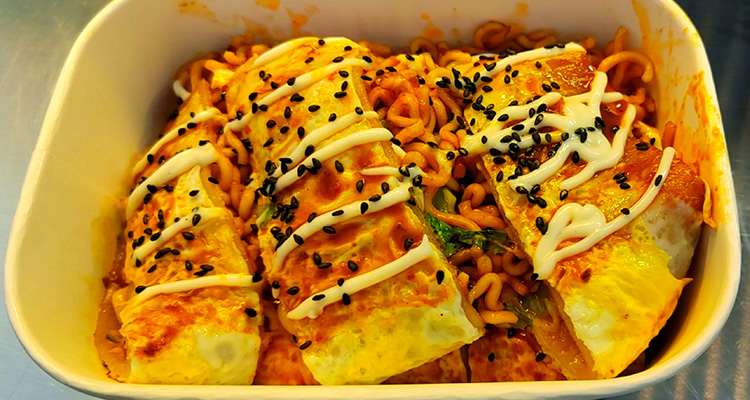 grilled cold noodles