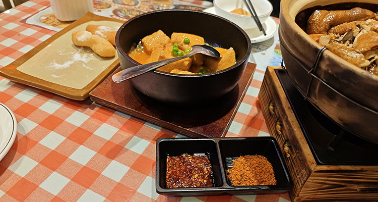 Capon and Fresh Tofu